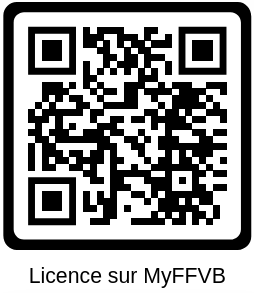 QR Code licence FFVolley